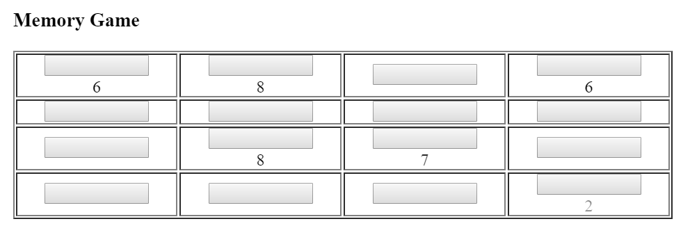Photo of Memory Card Game
